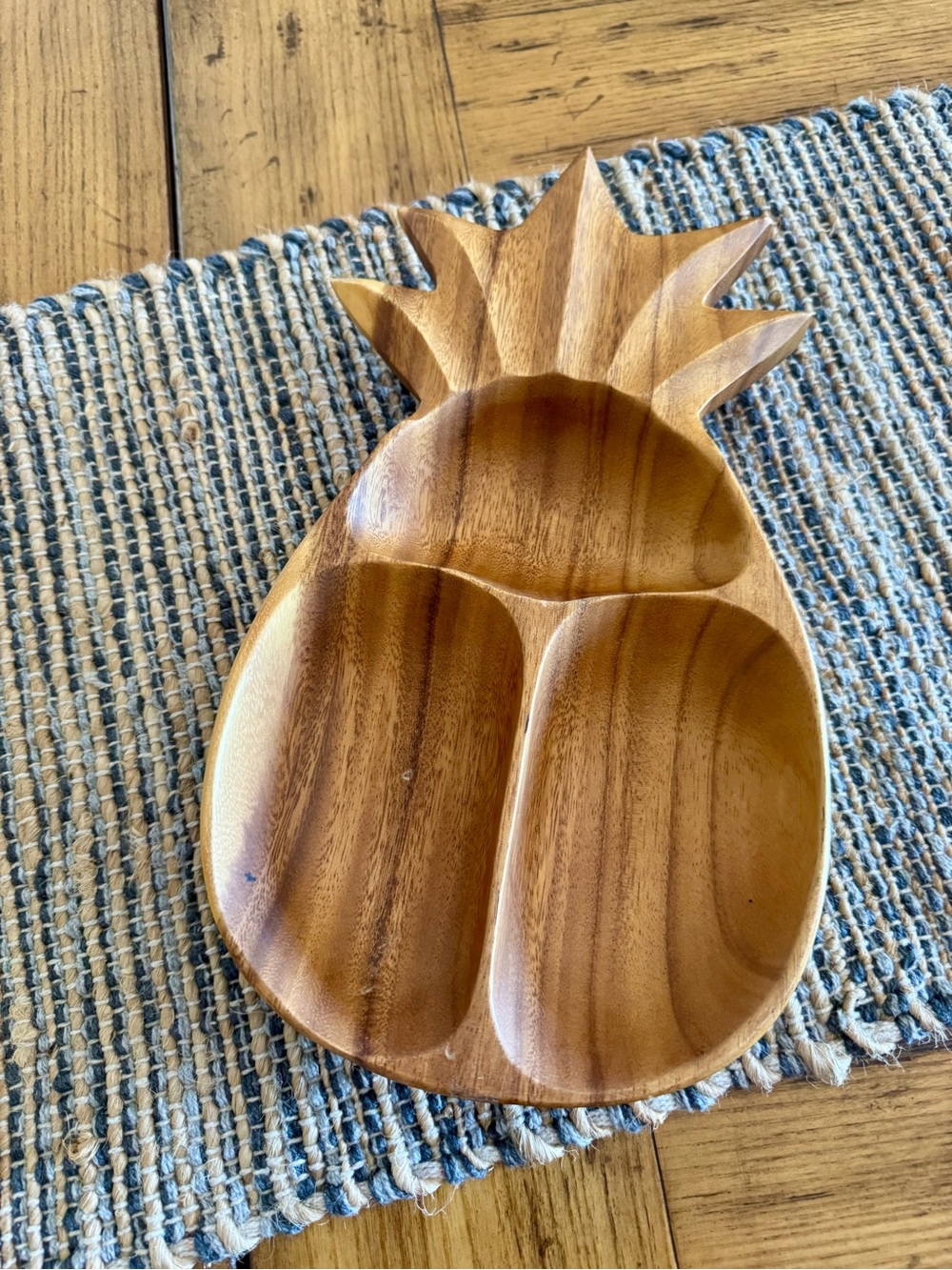 Vintage 70’s Monkey pod tray